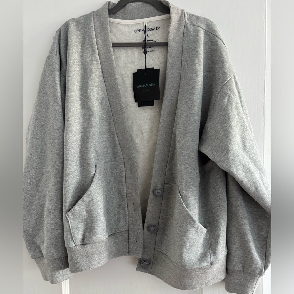 Cynthia Rowley sweatshirt Cardigan